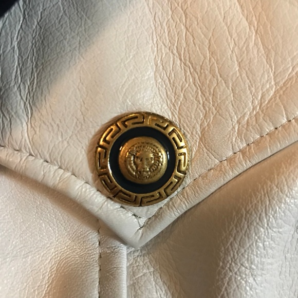 Vintage ISABEL Leather Knit Nautical Blazer Jacket - Picture 4 of 8